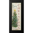 thumbnail image 2 of Swatland, Sally 7x14 Black Modern Framed Museum Art Print Titled - Mery Christmas Tree, 2 of 5