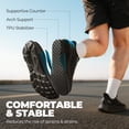 thumbnail image 5 of ALLSWIFIT Men's Hands Free Slip On Stability Walking Running Shoes Tennis Non-Slip Comfortable Workout Gym Breathable Lightweight StediBase Fashion Sneakers, 5 of 8