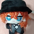 thumbnail image 4 of Muñeco de peluche de Anime BSD Osamu Dazai Nakahara Chuuya Nakajima Atsushi Edogawa Rampo, Mini llavero colgante, regalos de juguete súper bonitos, 4 of 5