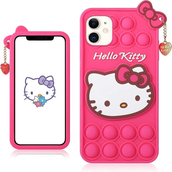 Funda de teléfono HUOGUO Rose Cat Silicone para iPhone XR 6.1