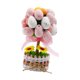 thumbnail image 4 of Decoración de huevo de Pascua artificial en maceta, huevo de espuma colorido, centro de mesa para Rosa, 4 of 9