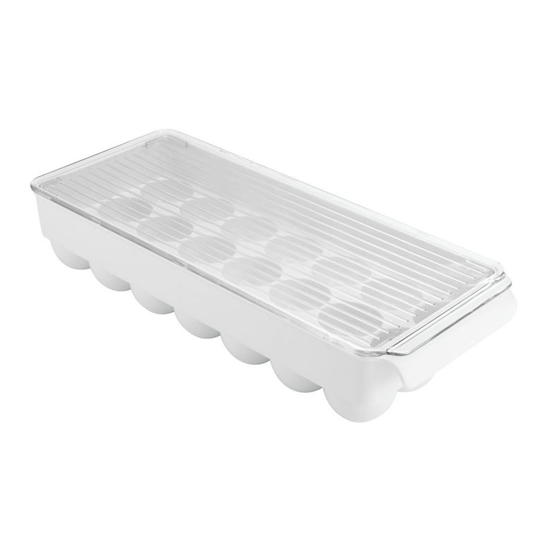 iDesign Fridge Binz BPA-Free Plastic Stackable 21 Egg Holder