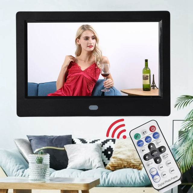 Digital Picture Frame, 7 Inch Smart Photo Frame with 1920x1080 HD IPS Touch Screen, Auto Rotate, Wall Mountable, Share Photos / Videos Instantly Via App From Anywhere