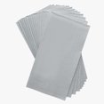 thumbnail image 1 of 16 PK Grey with Silver Stripe Guest Paper Napkins, 1 of 1