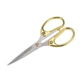 thumbnail image 3 of Uxcell 5.3" Stainless Steel Vintage Mini Scissors for Embroidery Cross Stitch Sewing Gold, 3 of 6