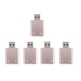 thumbnail image 1 of Tarjeta de sonido USB 7.1 externa (5 unidades) con conector de 3,5 mm para auriculares, micrófono y audio estéreo para PC, ordenador y portátil., 1 of 4