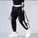 thumbnail image 2 of Hombre Streetwear Cintas Bolsillos Pantalón Cargo Harén Slim, 2 of 8