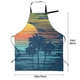 thumbnail image 5 of Picia Palm Trees Waterproof Apron for Unisex Adult - Adjustable Bib Apron with Pockets, Ideal for Cooking, Gardening, Painting, and Household Chores, 5 of 9