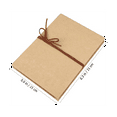 thumbnail image 3 of Kraft Paper Album Vintage Accordion Style DIY Scrapbook Album Crafts, 3 of 6