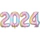 thumbnail image 4 of Globo decorativo Eve de 16, 32 y 40 pulgadas, diseño de escena de fiesta navideña con película de aluminio digital 2024, 4 of 6