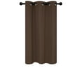 thumbnail image 2 of ZOPZO Noise Reducing Blackout Curtain, Room Darkening , Brown, 42W x 63L Inch, Energy Saving, Single Panel Window Curtain, 2 of 9