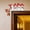 A, variant on Wooden Corner Door Frame Decor, Usupdd Personalized Christmas Wooden Decorations, Holiday Hanging Ornament for Home Door Wall Fireplace with Solid Wood