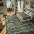 thumbnail image 3 of Moynesa Washable Area Rugs,8x10 Rugs for Bedroom Soft Rugs for Bedroom Aesthetic Boys,Retro Distressed Non Slip Throw Rug Carpet Dining Room Rugs for Under Table, 3 of 10
