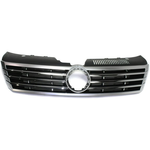 CCPAO Compatible with 2013-2017 2015 VW Volkswagen CC Front Bumper Upper Grille Grill w/ Chrome