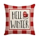 thumbnail image 3 of XWSHYW Almohadas y Fundas Funda de Almohada con Estampado Navideño, Funda de Cojín de Lino con Estampado Del Alfabeto para El Hogar, Sala de Estar, Sofá, Venta Al Por Mayor, 3 of 7