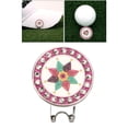 thumbnail image 3 of Zinc Alloy Golf Ball Markers Putting Alignment Training Aids Hat Clip Anti-rust Putt Sign E, 3 of 9