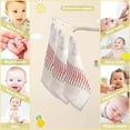 thumbnail image 3 of SKYSONIC 5 PCS Vintage Baseball Lace Baby Muslin Washcloths, Ball Stitching Soft Absorbent Face Towel Burp Cloths Cotton Bath Wipes Infant Wash Cloth for Newborn Boys Girls, 3 of 7