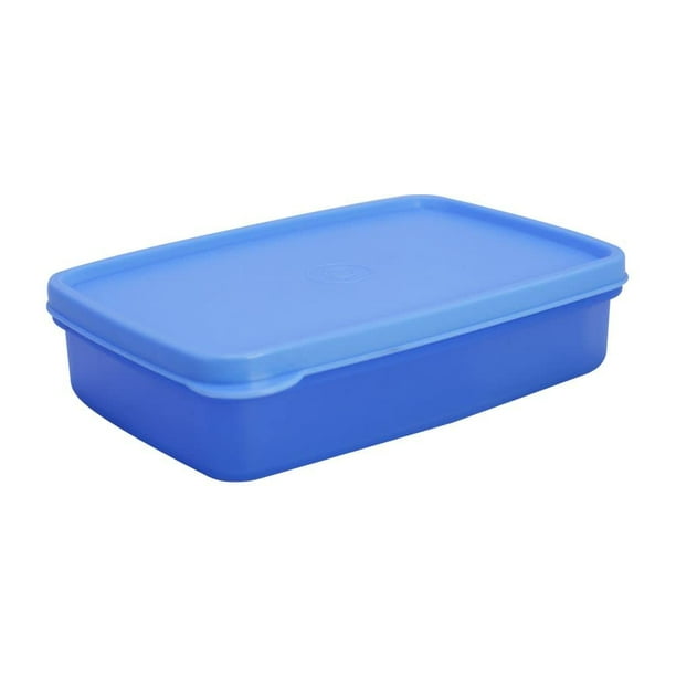 Plastic Bon Bon Small Lunch Box, 1 pc Lunch Box with Separate Container, Blue Color, Made in