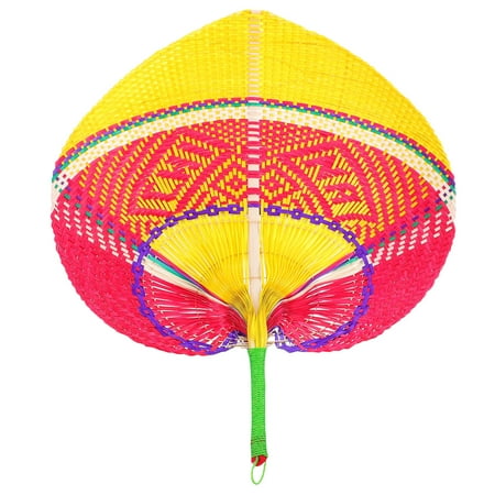 

Creative Bamboo Fan Decoration Natural Fan Handmade Bamboo Fan Weaving Fan