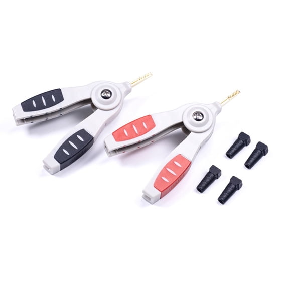 Kelvin test clip welding resistor clip pointed high current for alligator clip