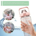 thumbnail image 4 of Hands DIY 2000ml Water Bottle with Bounce Lid and Scale Large Capacity Water Jug Portable Drinking Bottle with Straw Sport Drink Mug for Travel Outdoor Home Office Use, 4 of 9