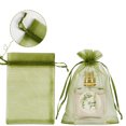 thumbnail image 3 of 100 bolsas de organza de 15 x 20 cm, bolsas de regalo de organza con cordón, bolsas de joyería, bolsas de lavanda, perfectas para regalos de joyería, dulces, bodas, 3 of 5