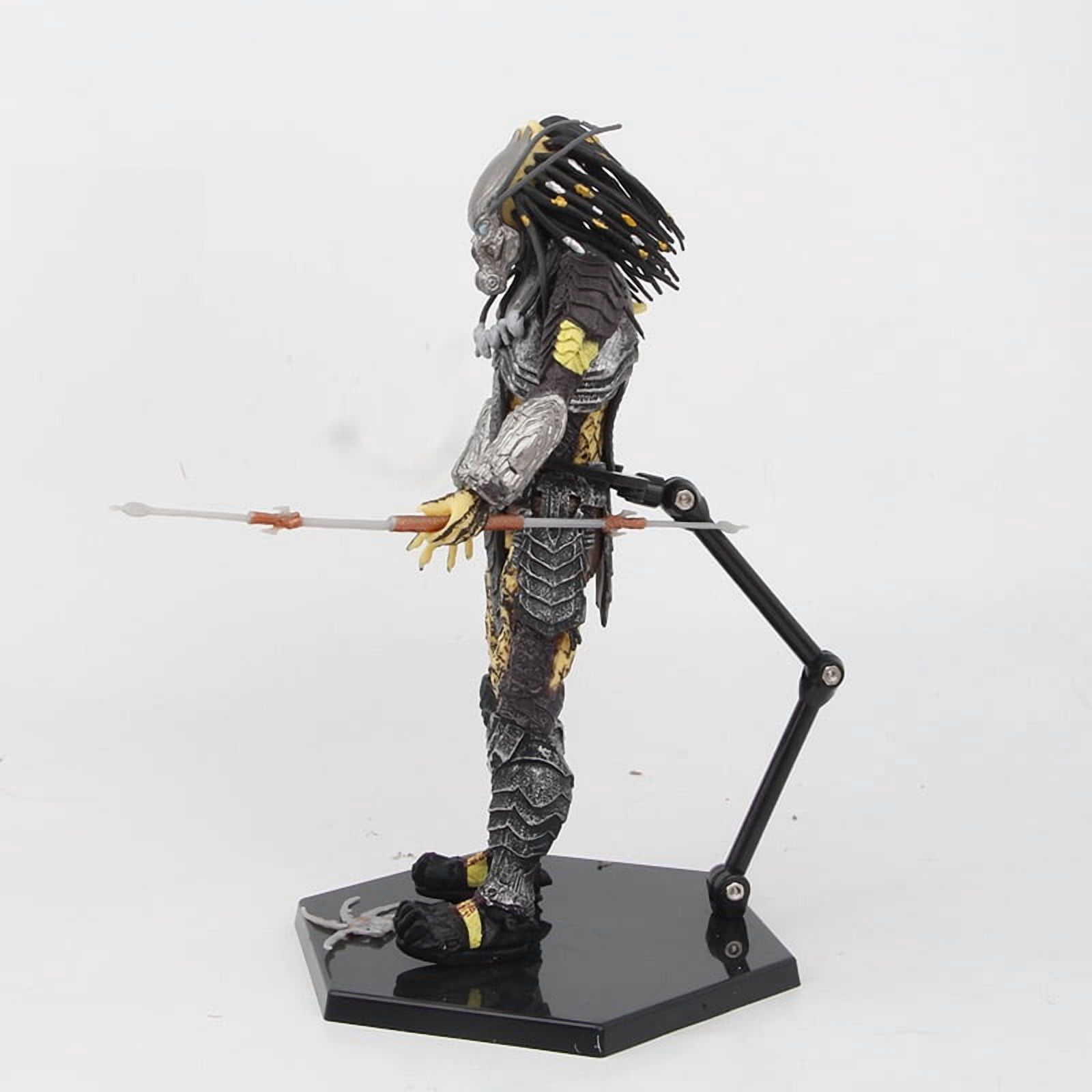 New Scar Predator, Predator Figure, Standing Fighting Action Figure 21cm/8.3inch Anime Model Game Character Statue Collection Decoration Gift (b)