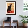 thumbnail image 3 of Art.com Montmarte, France - Chat Noir Cabaret Troupe Black Cat Promo Poster Art Print by Lantern Press, Brown Frame Wall Art, 32" x 44", 3 of 5