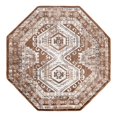 thumbnail image 3 of Unique Loom Charlotte Collection Area Rug - Quail (5' 3" Octagon Brown/Gray), 3 of 7