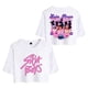 thumbnail image 1 of Pop cazadora para niña Demo-n Hunters Round-Neck Printed Anime Trio Poster T Shirt （White）, 1 of 3