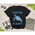 thumbnail image 2 of Love the Planet Earth Sea Turtle Swimming for Men Women Kids T-Shirt Ocean Animal Turtle Lover Gift T Shirt for Boys Girls Teens Tshirt, 2 of 8
