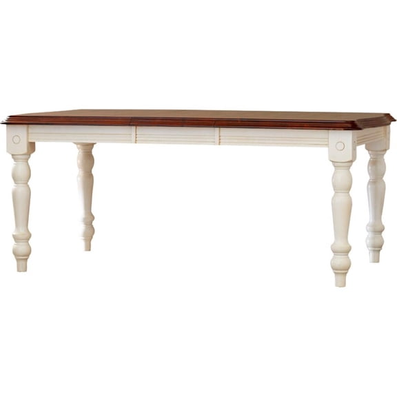 Extendable Dining Table 72" Rectangular Seats 8 Art Deco Style Table