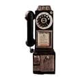 thumbnail image 1 of Monstrate Modelo de teléfono Retro de resina adecuado para cualquier ocasión, añade encanto al hogar, materiales de resina exquisitos Decoración del hogar Negro, 1 of 6