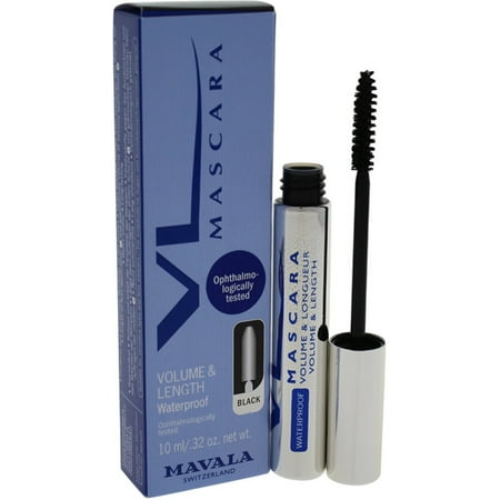 Mavala Mascara Volume & Length Waterproof, Black 0.32