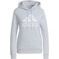 thumbnail image 4 of adidas Women's Loungewear Essentials Logo Fleece Hoodie Medium Halo Blue/White, 4 of 5