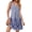 Navy Floral, variant on Fantaslook Summer Dresses for Women Casual V Neck Sleeveless Sundresses Floral Beach Short Dress with Pockets