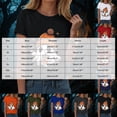 thumbnail image 3 of Duqingm Halloween Shirts for Women Fall Tee Shirt Funny Graphic Tshirt Clothes,XL, 3 of 7