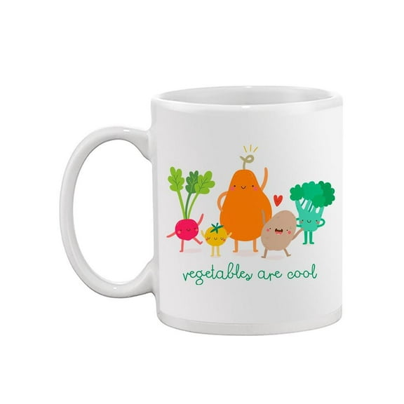 Vegetables Are Cool Cute Design Mug Unisex's -Image by Shutterstock