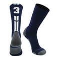 thumbnail image 2 of Navy/White Player Id Crew Number Socks (#30, Large), 2 of 2