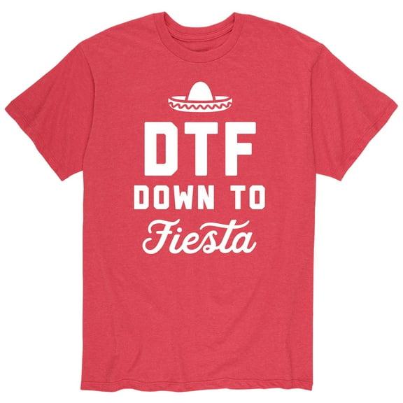 Instant Message - Dtf Down To Fiesta - Men's Short Sleeve Graphic T-Shirt