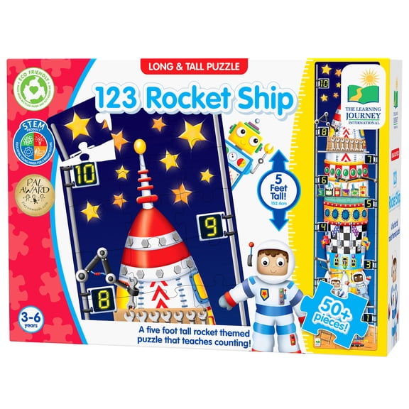 The Learning Journey Long & Tall Puzzles - Rocket Ship