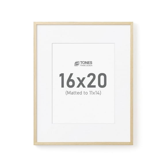Marco de fotos TONES FRAME DESIGN 16x20 Madera mate 11x14