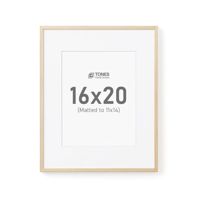 Marco de fotos TONES FRAME DESIGN 16x20 Madera mate 11x14