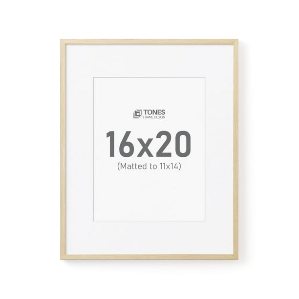 Marco de fotos TONES FRAME DESIGN 16x20 Madera mate 11x14