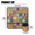 thumbnail image 5 of HELLHERO Colorful Quilt Design Sewing Machine Pad Storage Bag Foldable to Keep Sewing Accessories for Woman Gifts Travelling, 5 of 5