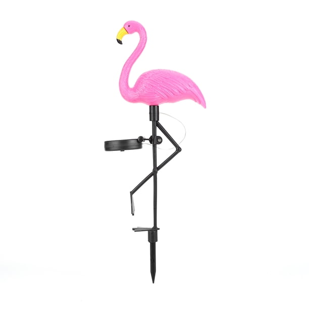 A: Individual Solar Flamingo Cadena Solar Jardín Jardín Césped (A)