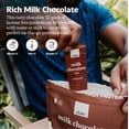 thumbnail image 2 of Slate Milk - High Protein Drink Mix Powder - Milk Chocolate, 12 Packets - Lactose Free, 20g Protein, 0g Sugar, 100 Calories, 2g Carbs, No Added Sugar - Breakfast Boost - Post Workout - 27g per Stick, 2 of 5