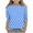 Blue, variant on TFEOQRY Children Girls' Fashion Pullover Shirts Polka Dot Printed 3/4 Sleeve Round Neck Tops Shirt