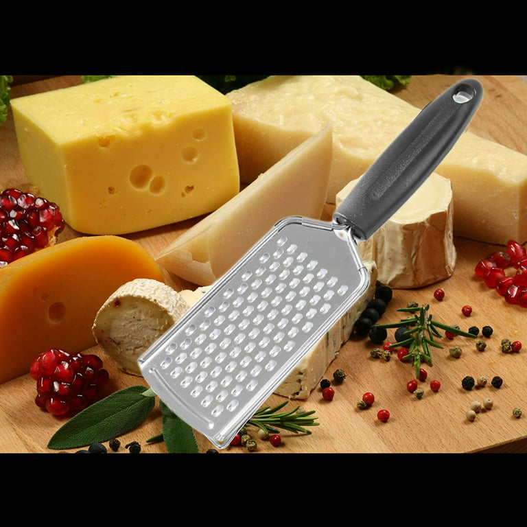 Cheese Grater Shredder, Stainless Steel, Razor Sharp Blade Hand Grater  for Parmesan Cheese, Citrus Zester