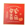 thumbnail image 3 of Desktop Decoration Picture Frame Decorative Poster Photo Frame for Bookshelf Red and Gold, 3 of 8